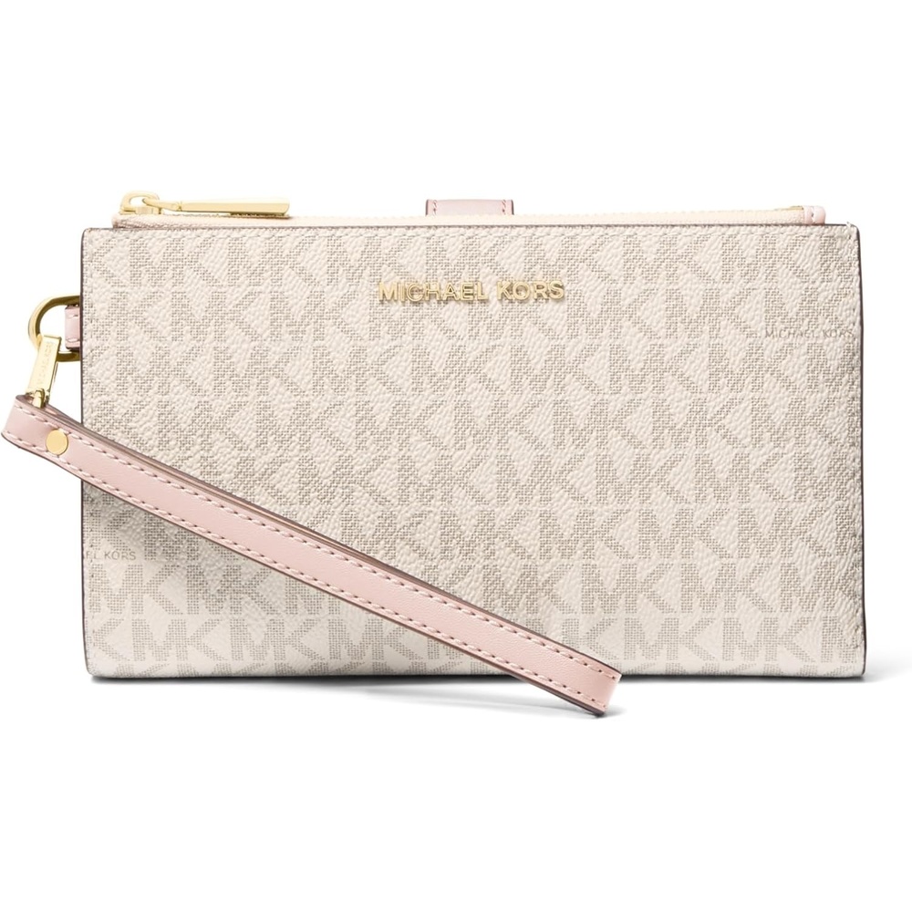 image:imageMichael Kors Womens Jet Set Double Zip WristletVanillaSoft Pink