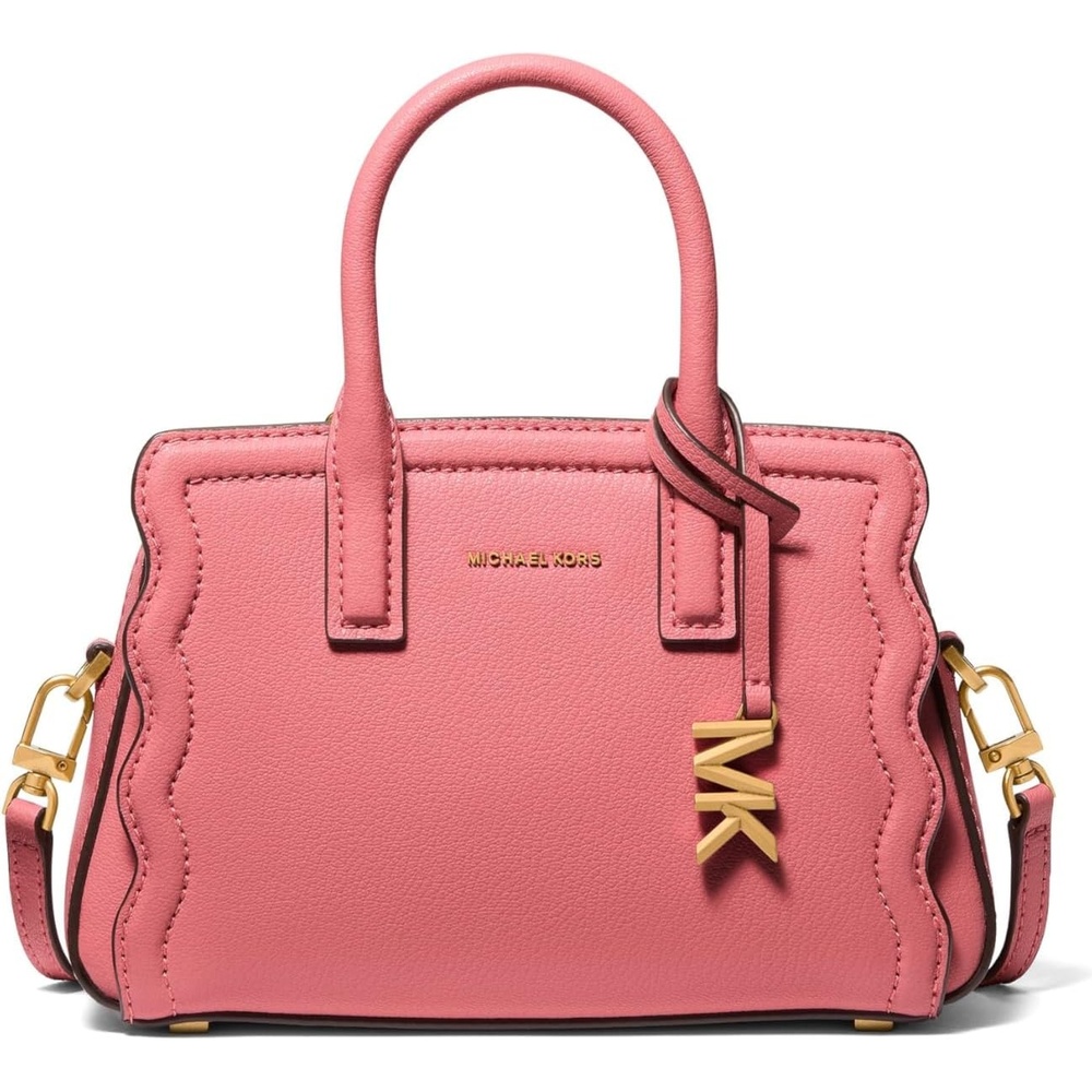 image:imageMichael Kors Womens Laila Extra Small Crossbody BagGoldtone HardwareLeatherLight Berry Sorbet