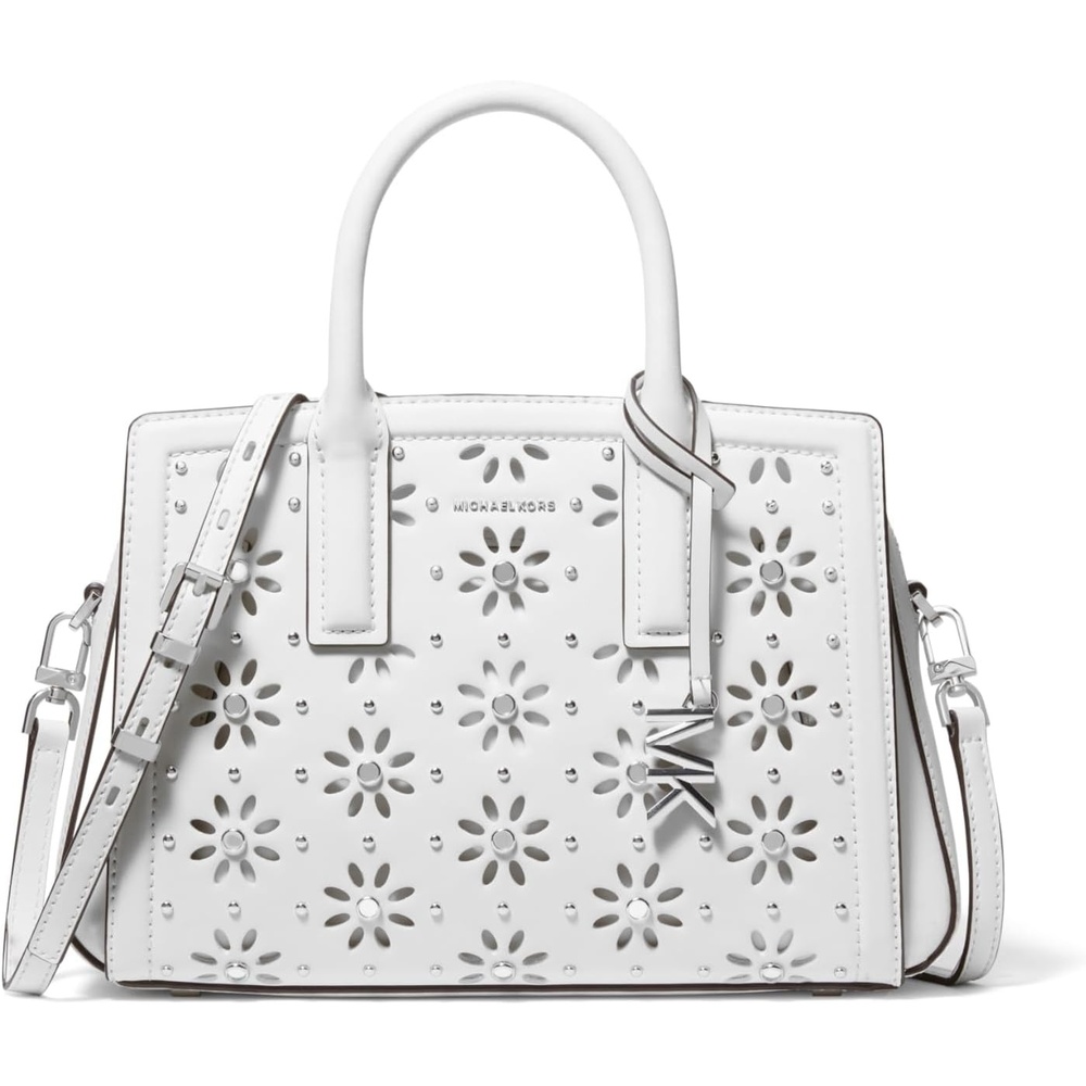 image:imageMichael Kors Womens Laila Small SatchelOptic White