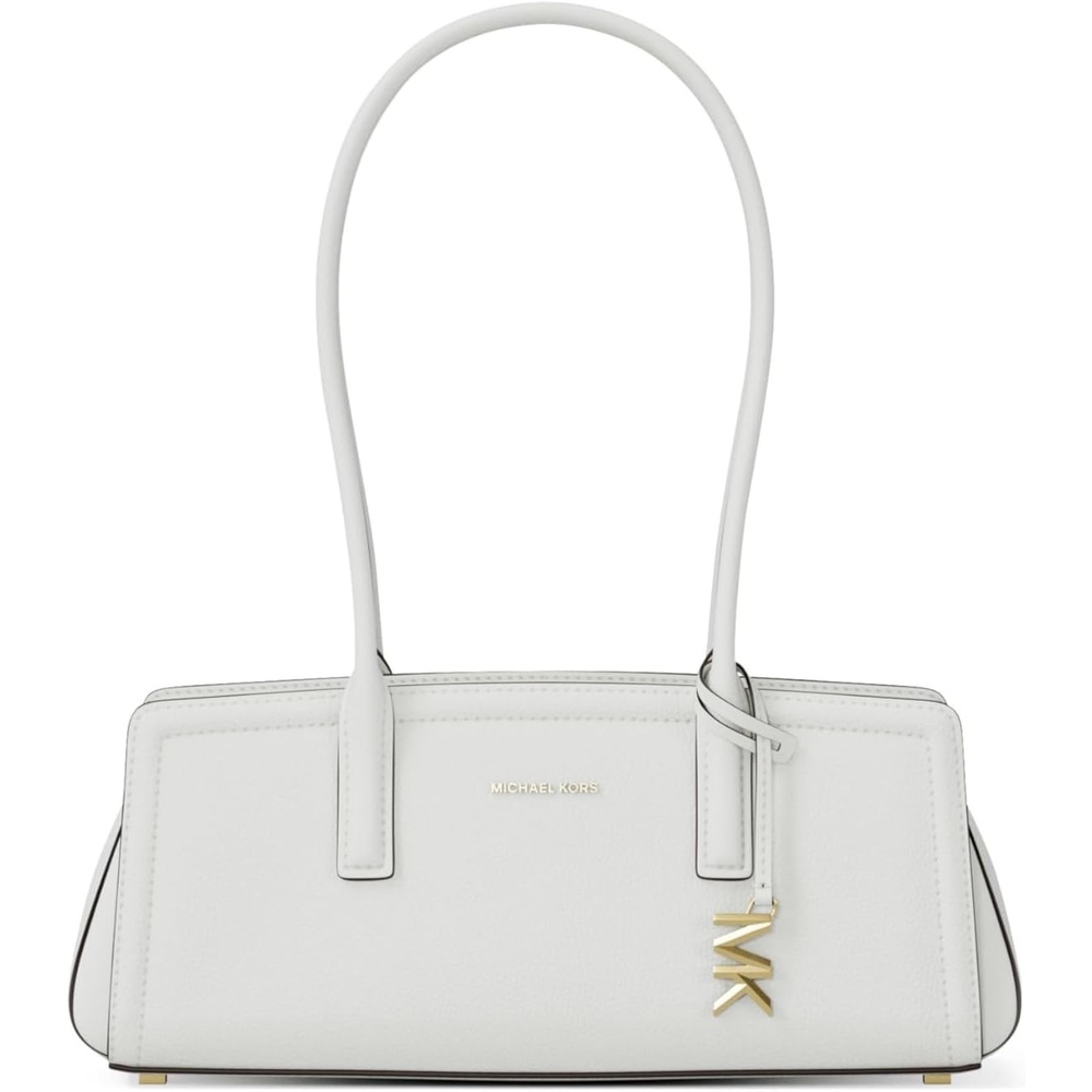 image:imageMichael Kors Womens Laila Small Shoulder Tote BagGoldtone HardwareLeatherEggshell