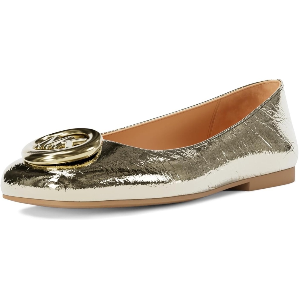 image:imageMichael Kors Womens Milan Flex Ballet FlatPale Gold