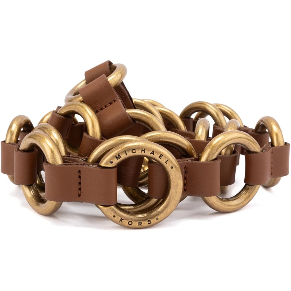 image:imageMichael Kors Womens Multi Ring Belt Stylish amp Versatile Fashion Accessory for Everyday WearLuggage