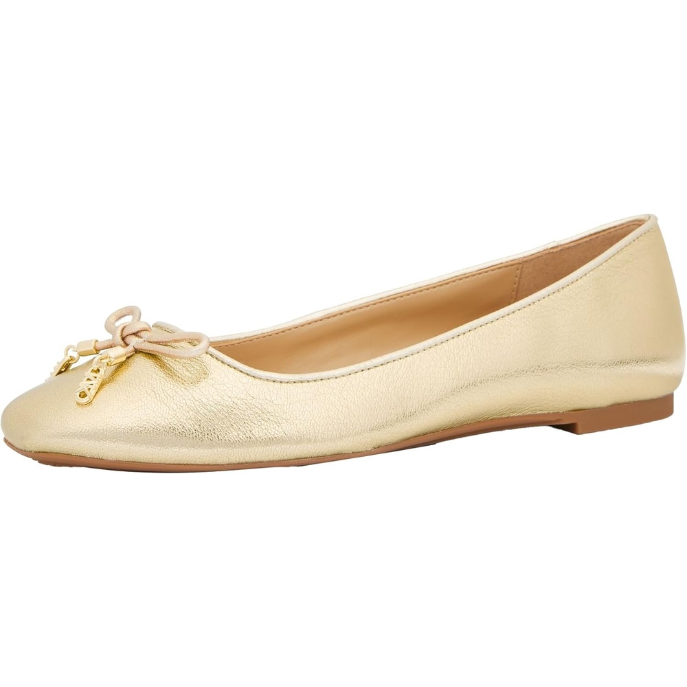 image:imageMichael Kors Womens Nori Flex FlatPale Gold