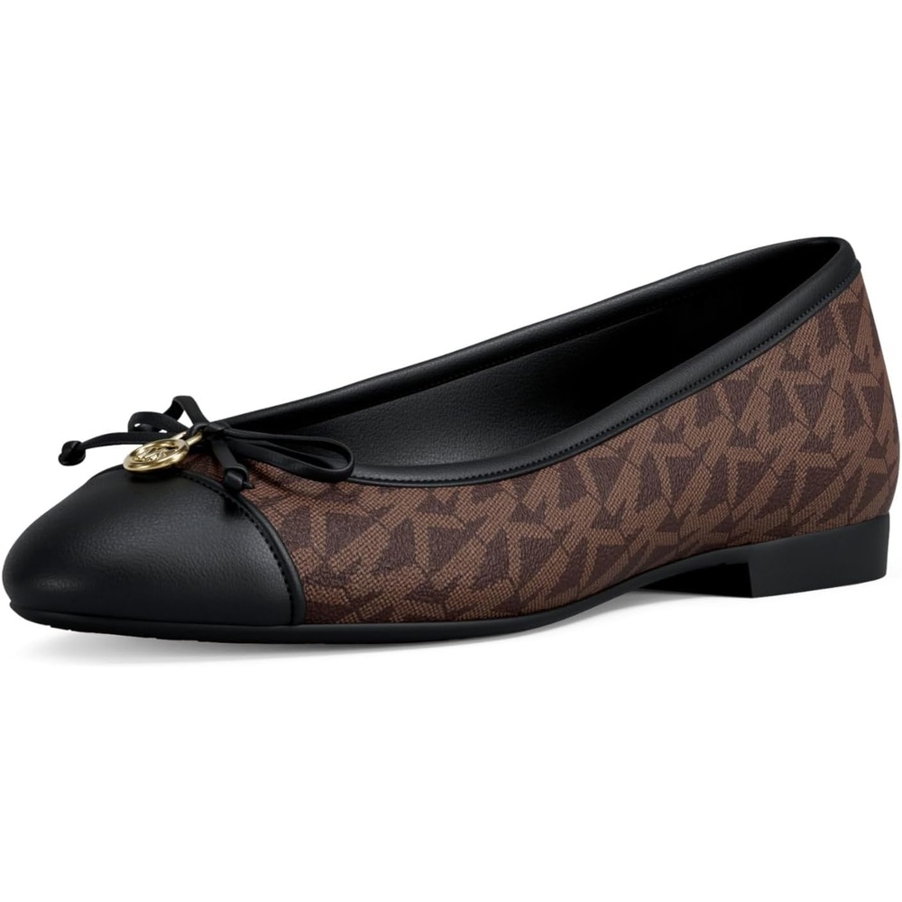 image:imageMichael Kors Womens Piper Flex BalletMk Signature Coated TwillBrown