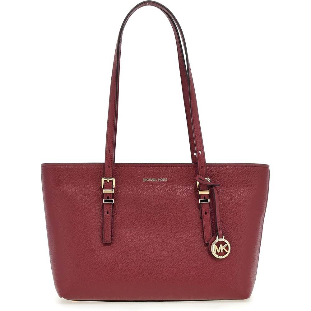 image:imageMichael Kors Womens Quinn Medium TopZip TotePurple Mulberry