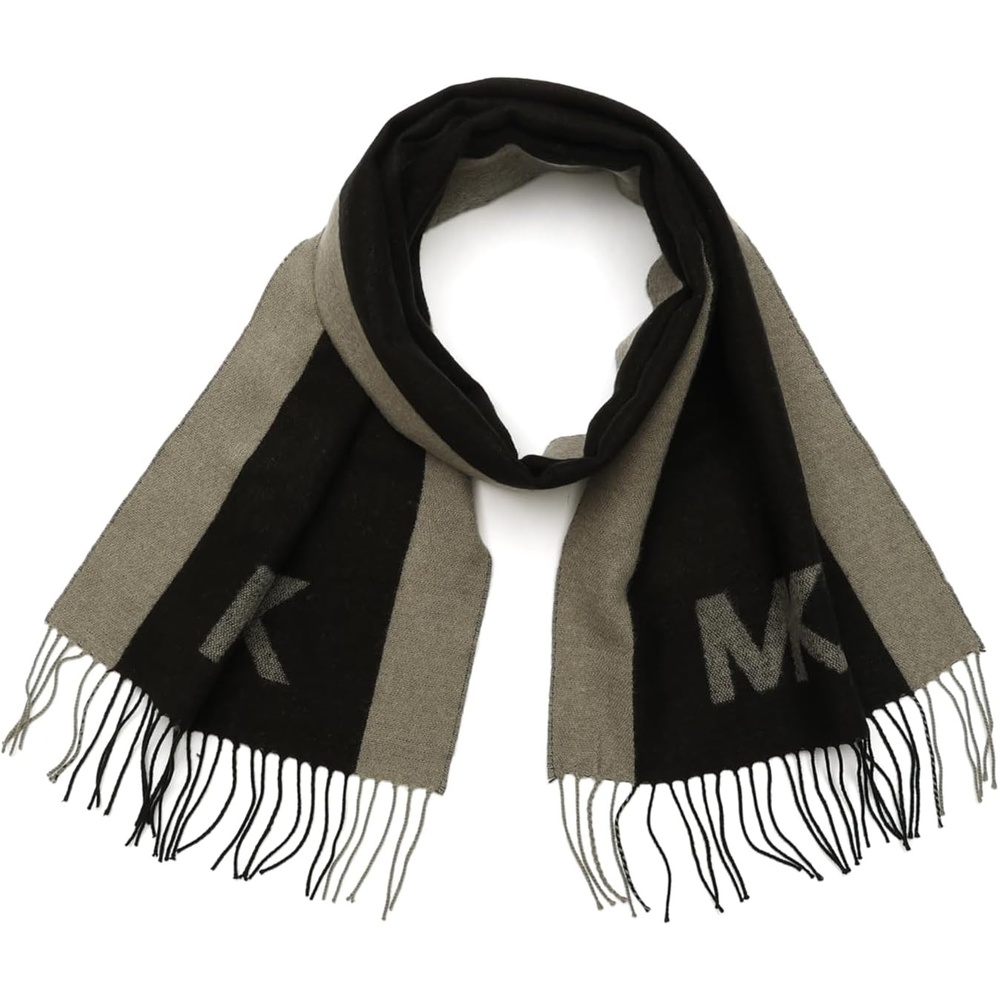 image:imageMichael Kors Womens Running Stitch Yarn Dye Scarf Stylish Fashion Accessory Ideal for Cold Weather