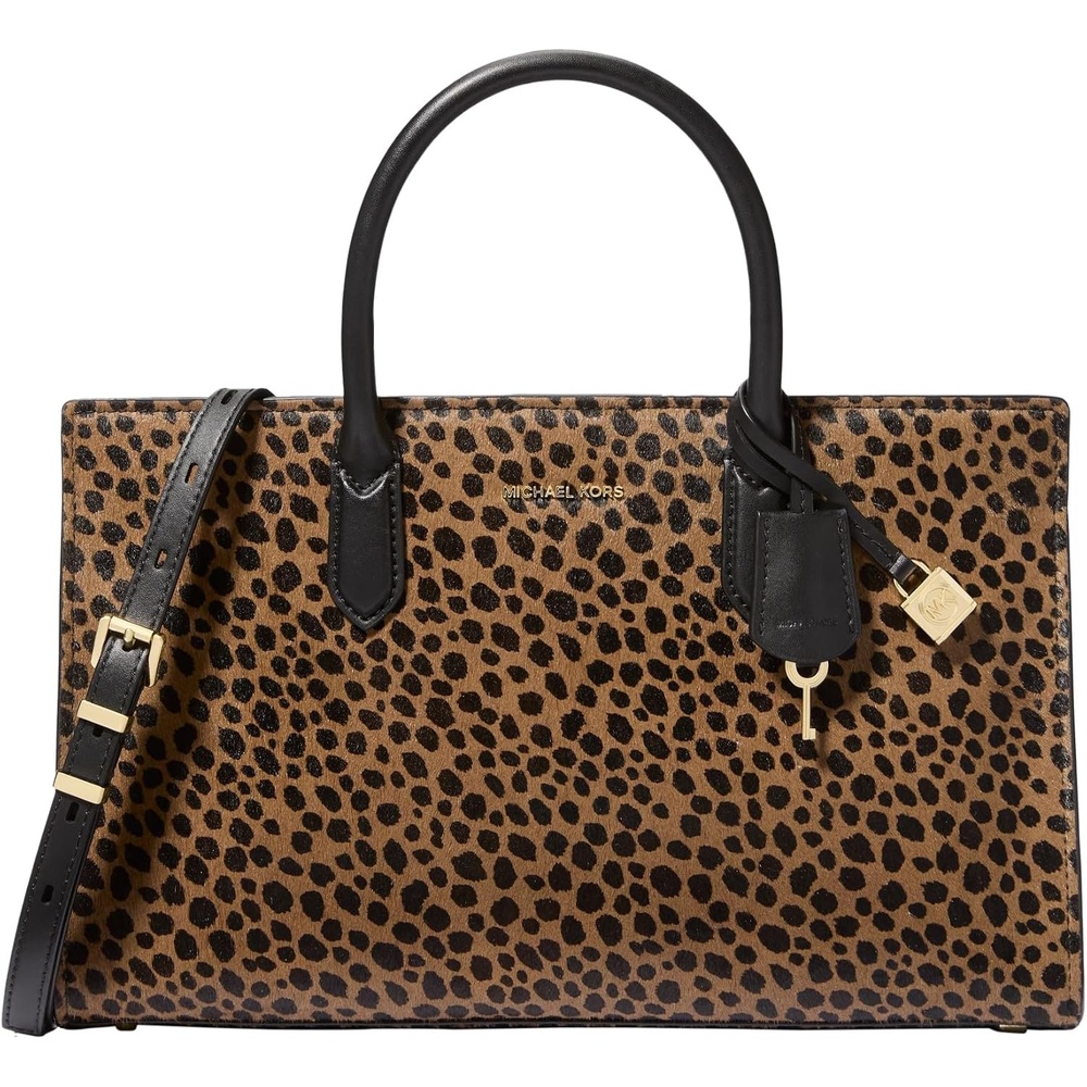 image:imageMichael Kors Womens Scarlett Medium SatchelGoldtone HardwareHusk Multi