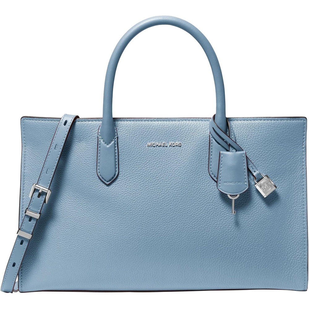 image:imageMichael Kors Womens Scarlett Medium SatchelSilvertone HardwareChambray