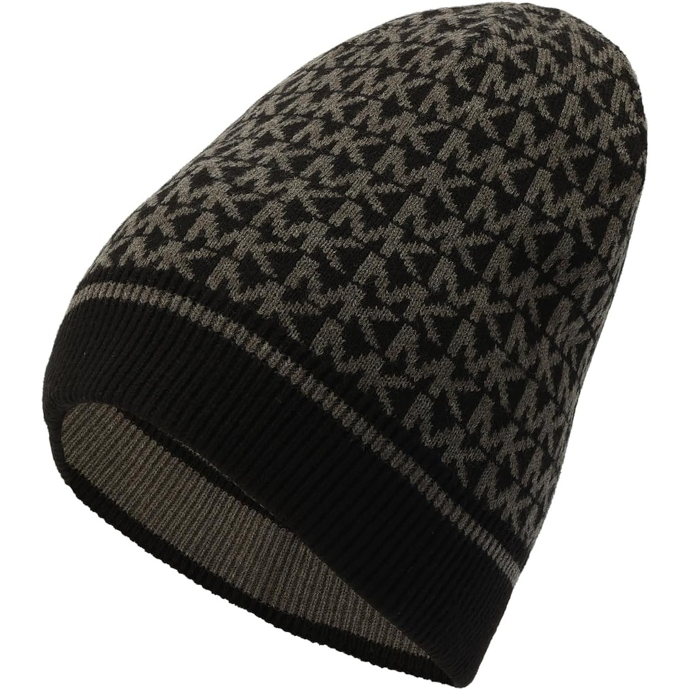 image:imageMichael Kors Womens Smallest Mk Colorblock BeanieBlackDerby