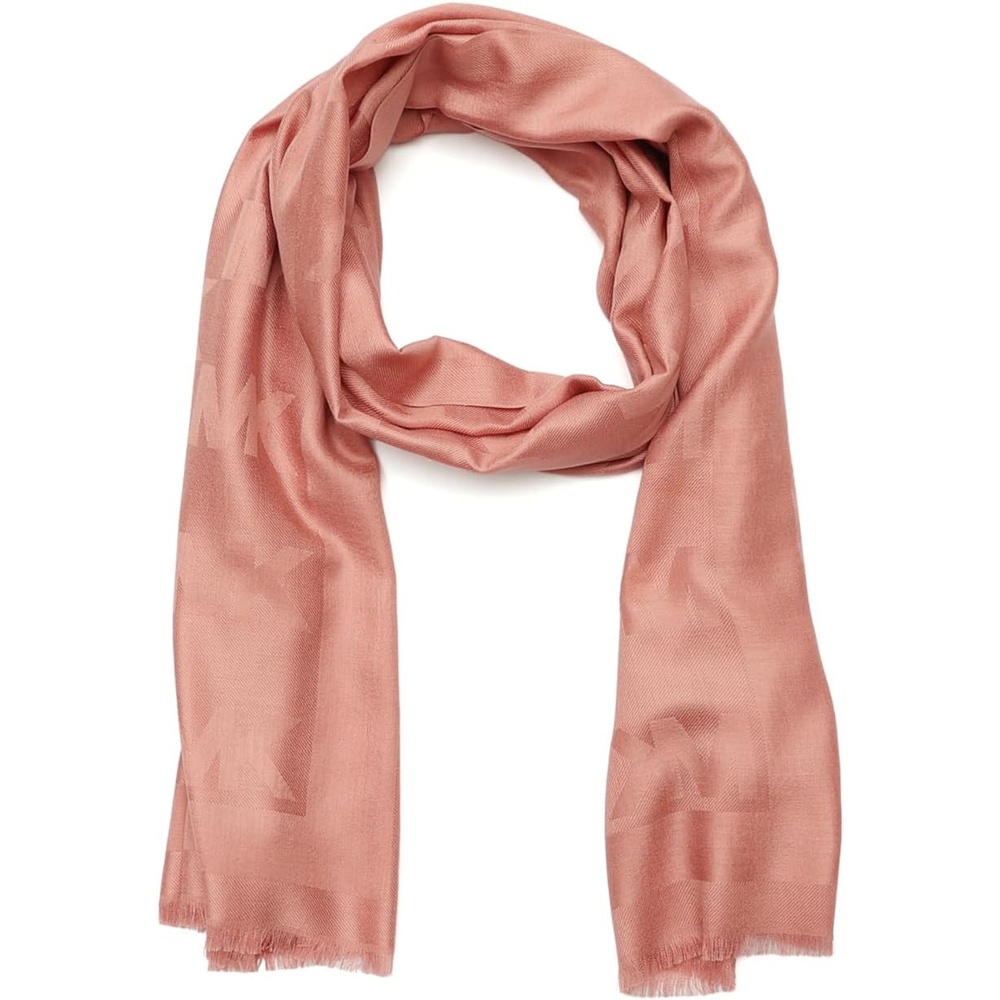 image:imageMichael Kors Womens Stacked Full Scale Scarf Soft amp Stylish Fashion Accessory for Cold WeatherDusty Rose