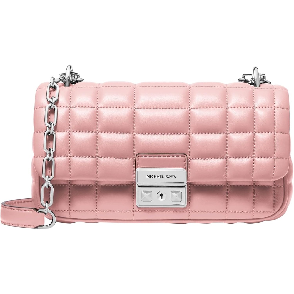 image:imageMichael Kors Womens Tribeca Small Convertible Chain Shoulder BagSmokey Rose