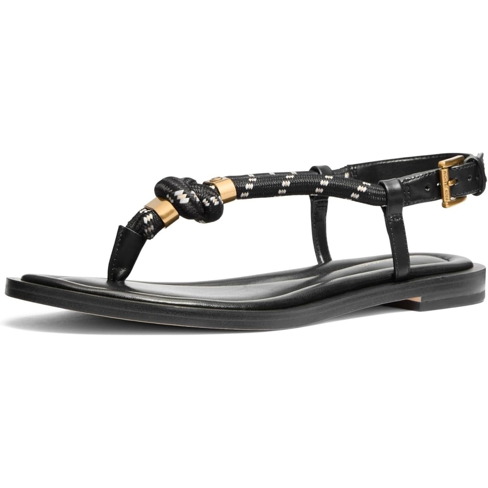 image:imageMichael Kors womens Hera Flat ThongMeshBlack