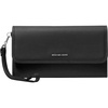 Silver-tone Hardware/Leather/Black