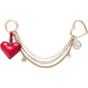 Jewel Heart Chain Charm/Multi
