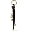 Speckled Cord Charm/Gold-tone Hardware/Black