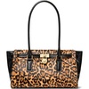 Gold-tone Hardware/Cheetah Haircalf With Volare Leather Trim/Marigold