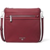 Silver-tone Hardware/Milano Nylon/Oxblood