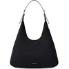 Silver-tone Hardware/Nubuck Leather/Black
