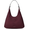 Silver-tone Hardware/Nubuck Leather/Oxblood