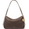 Gold-tone Hardware/Mk Signature Coated Twill/Brown/Acorn