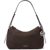 Silver-tone Hardware/Nubuck Leather/Chocolate