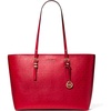 Gold-tone Hardware/Foil Printed Mk Signature Smooth Nappa Leather/Crimson