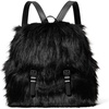 Dark Gunmetal-tone Hardware/Shearling/Black