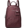 Silver-tone Hardware/Tonal Mk Signature Nylon/Oxblood