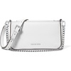 Silver-tone Hardware/Optic White