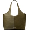 Gold-tone Hardware/Suede Leather/Loden