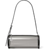 Silver-tone Hardware/Clear Plastic/Black