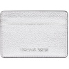 Silver-tone Hardware/Metallic Pebber Leather/Silver