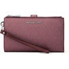 Silver-tone Hardware/Metallic Mk Signature/Oxblood