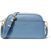 Gold-tone Hardware/Embossed Goat Leather/French Blue