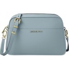Gold-tone Hardware/Leather/Chambray
