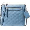 Gold-tone Hardware/Leather/Chambray