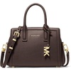 Gold-tone Hardware/Embossed Goat Leather/Chocolate