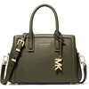 Gold-tone Hardware/Embossed Goat Leather/Ivy