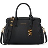 Gold-tone Hardware/Leather/Black