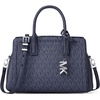 Silver-tone Hardware/Signature Coated Twill/Dress Blues