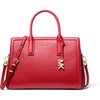 Gold-tone Hardware/Foil Printed Mk Signature Smooth Nappa Leather/Crimson