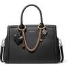 Silver-tone Hardware/Jewel Chain/Black