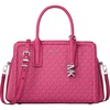 Silver-tone Hardware/Mk Signature/Raspberry
