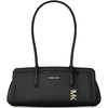 Gold-tone Hardware/Leather/Black
