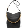 Gold-tone Hardware/Suede Leather/Black