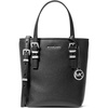 Silver-tone Hardware/Pebble Leather/Black