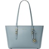 Gold-tone Hardware/Leather/Chambray