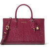 Gold-tone Hardware/Embossed Python Leather/Mulberry