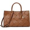 Gold-tone Hardware/Woven Leather/Luggage