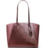 Silver-tone Hardware/Metallic With Metallic Signature Trim/Oxblood
